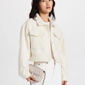 Blank NYC Off-White Cropped Jacket